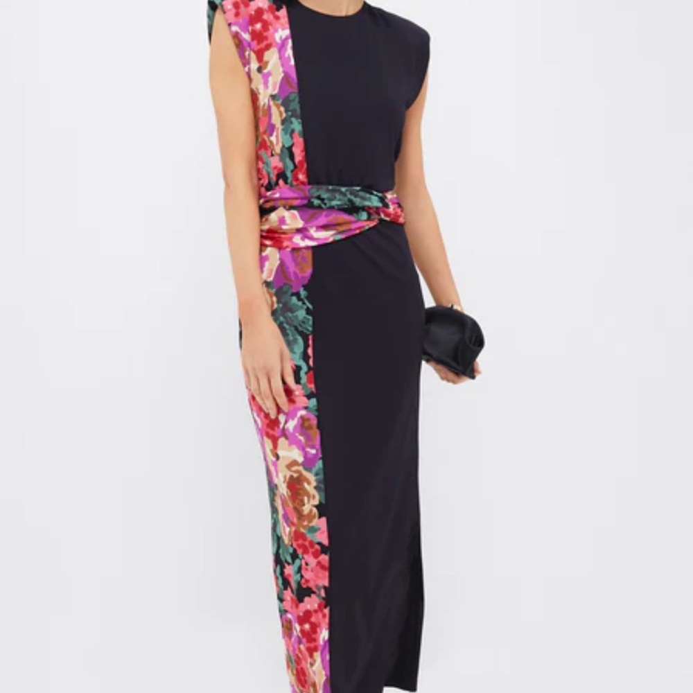 Tuckernuck Black and Floral Maxi Dress - Picture 4 of 6